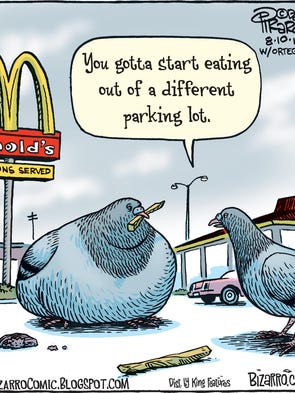 Because trends in the food environment contribute to greater calorie intake, people who used to be able to maintain their body weight now have a hard time. "This shows that obesity is clearly due to environmental change," Nestle says.