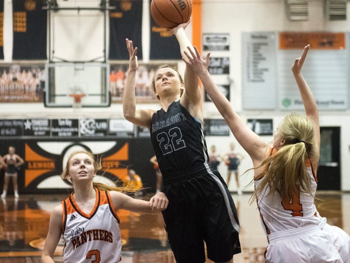 Farragut's Morgan Carbaugh attempts to score while