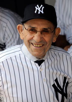 yogi berra, hall of famer and yankees great, dies at 90