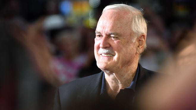 British actor John Cleese entertained TV critics at summer press tour Thursday while discussing his new Britbox comedy, 'Hold the Sunset.'