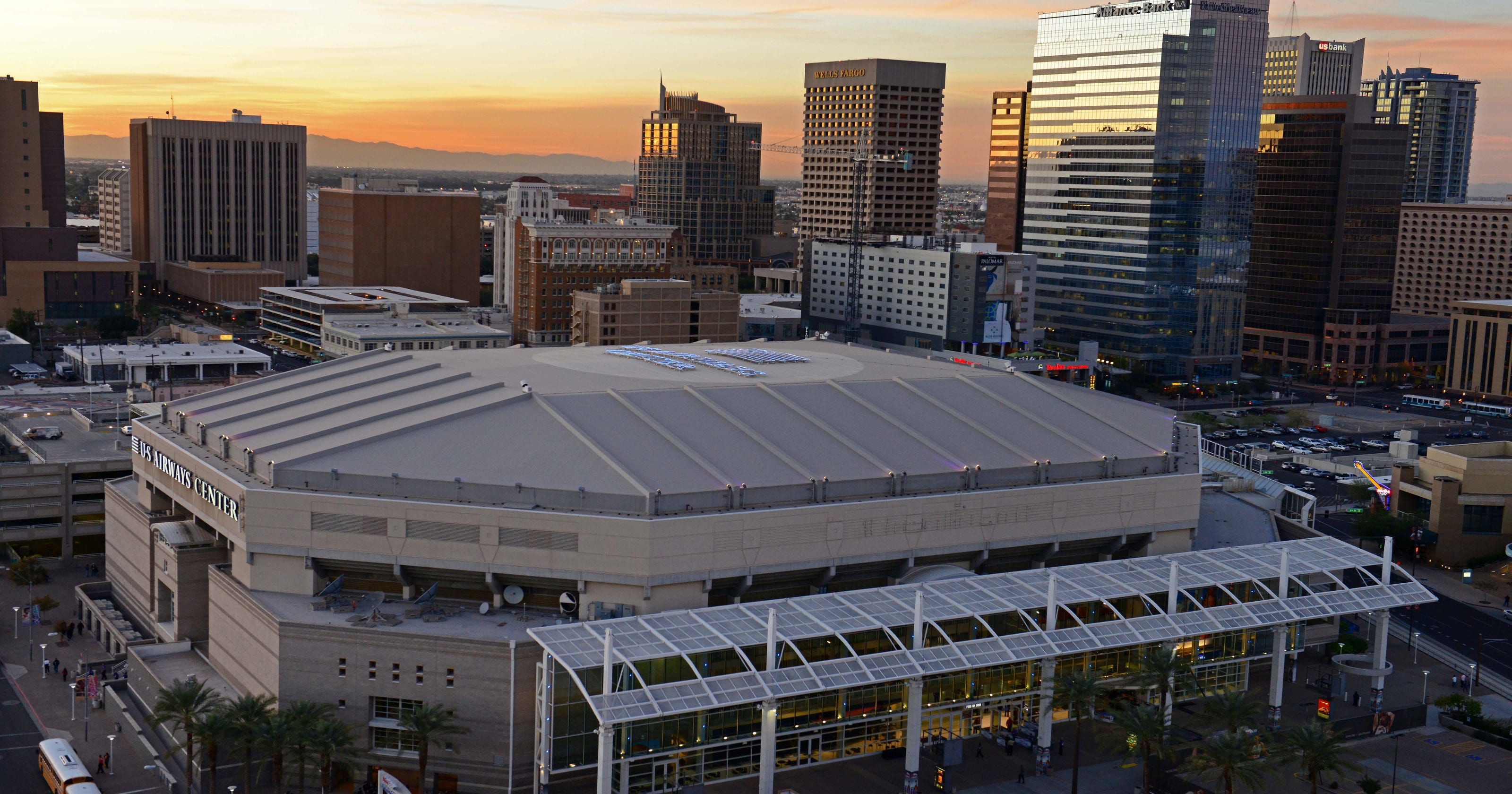 What is the economic impact of Talking Stick Resort Arena in Phoenix?