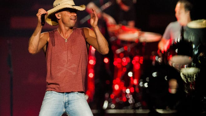 Country music star Kenny Chesney performs during his 2013 concert at the Cajundome. Brett James, who wrote Chesney’s “We Went Out Last Night,” will be among the composers at Live from the Writer’s Room Aug. 28 at the Acadiana Center for the Arts.