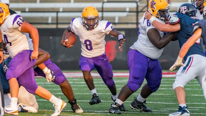 St. Martinville quarterback Markavon Williams once again joined teammate Travien Williams to produce a winning 1-2 rushing punch for the Tigers.