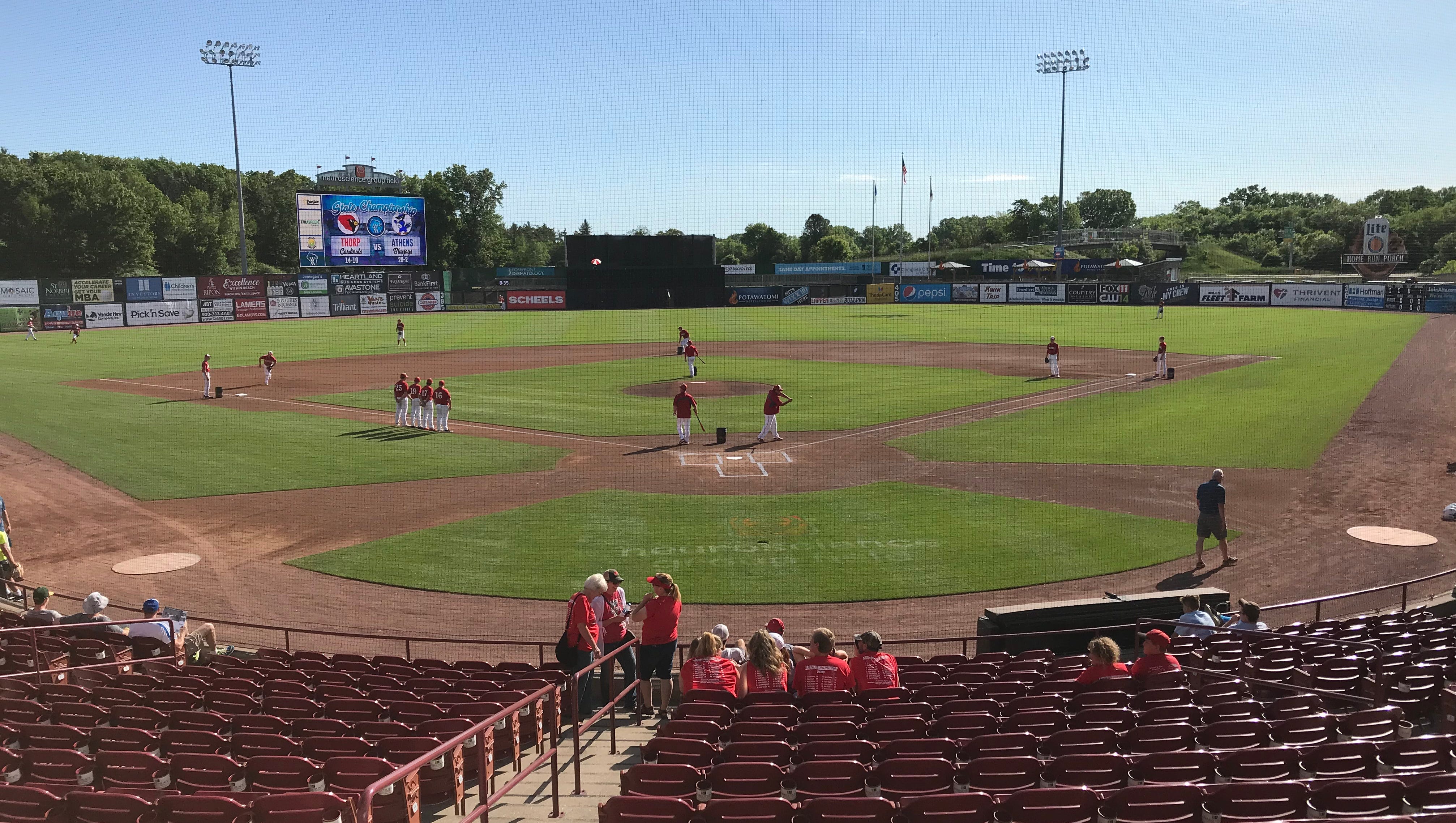 WIAA state baseball Thursday's championship results