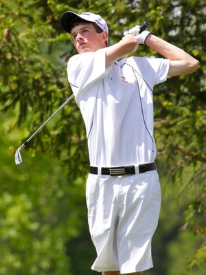 Mitch Wittmann of Kaukauna, shown here playing last year, shot a 78 and on Wednesday and is at 17-over-par 227 at the 113th Wisconsin State Amateur Championship.