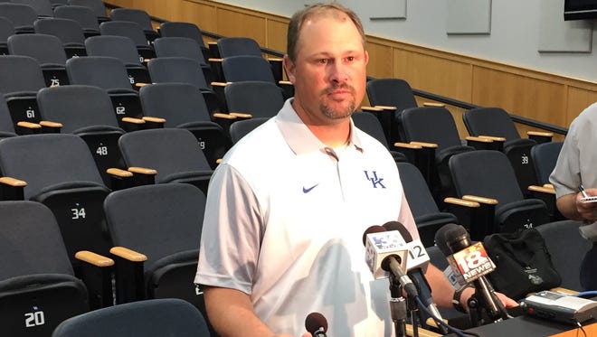 UK special teams coordinator Matt House was introduced to the media on June 9, 2016.