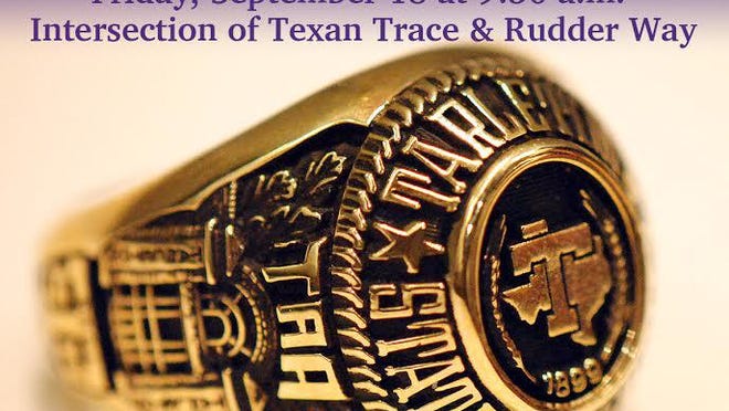 A weekend of celebrations centered around Tarleton State University's new class ring is set for Sept. 18 and 19 on the Stephenville campus.