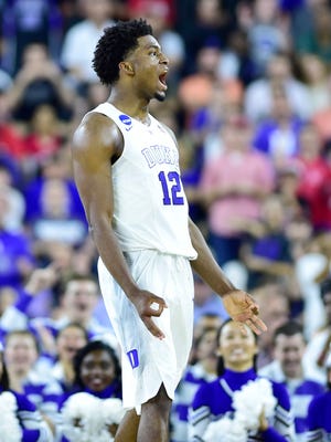 Justise Winslow, playing in his hometown, made a huge statement for Duke on Friday night.