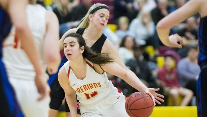 Scottsdale Chaparral's Maddie Vick scored 16 points in the second half to lead the Firebirds to a 50-44 win over Arcadia.