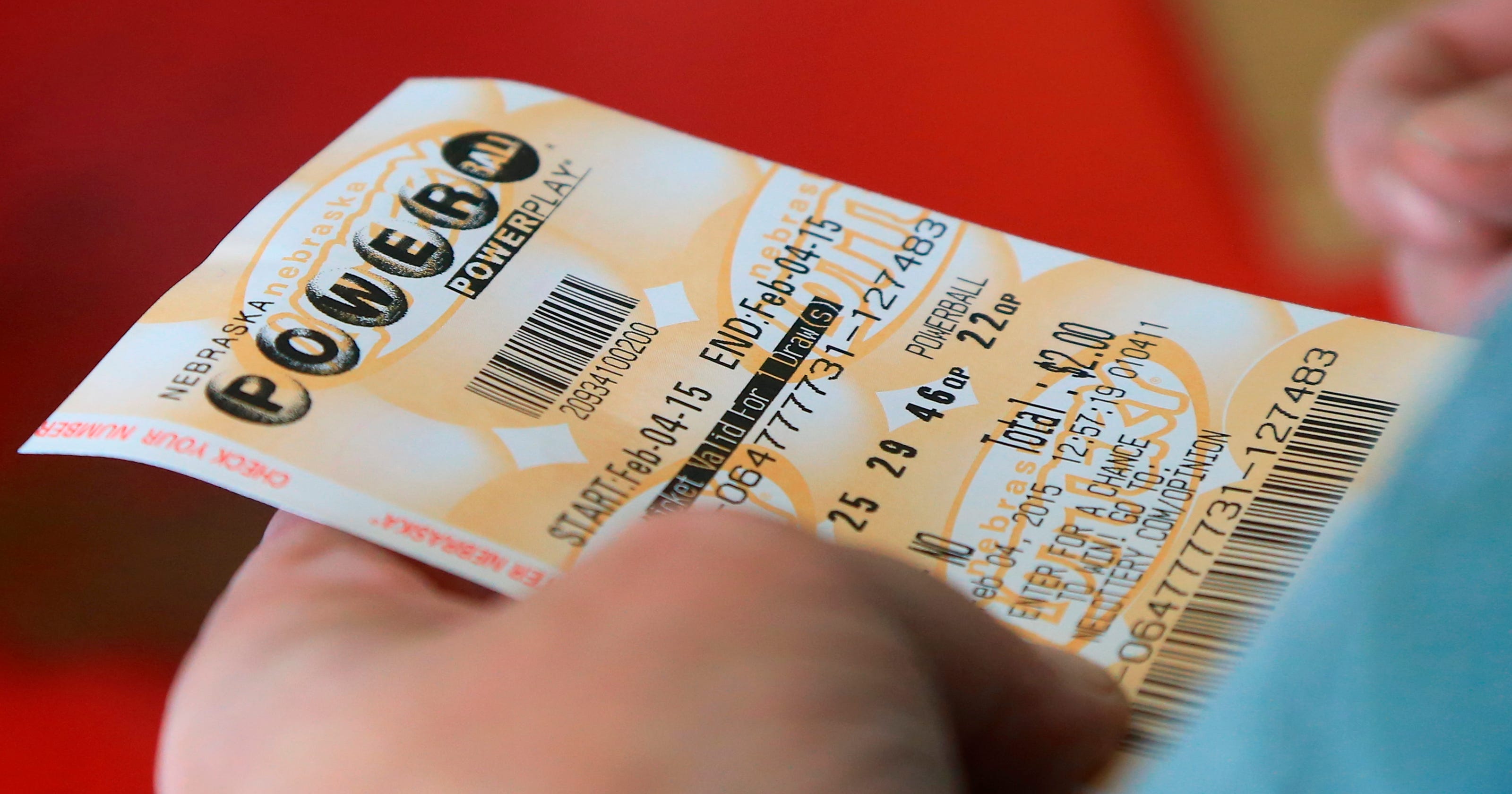 Minnesota Powerball lottery ticket worth 2 million jackpot