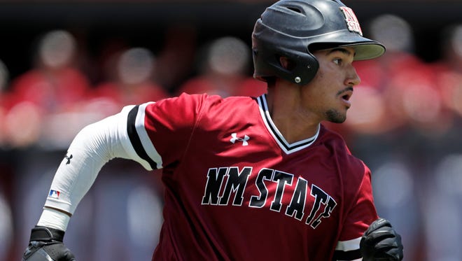New Mexico State baseball’s Nick Gonzales continues to rack up the hardware during awards season, earning Perfect Game/Rawlings First-Team All-America honors.