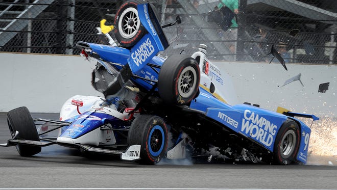 Scott Dixon Walks Away From Violent Frightening Crash In Indianapolis 500