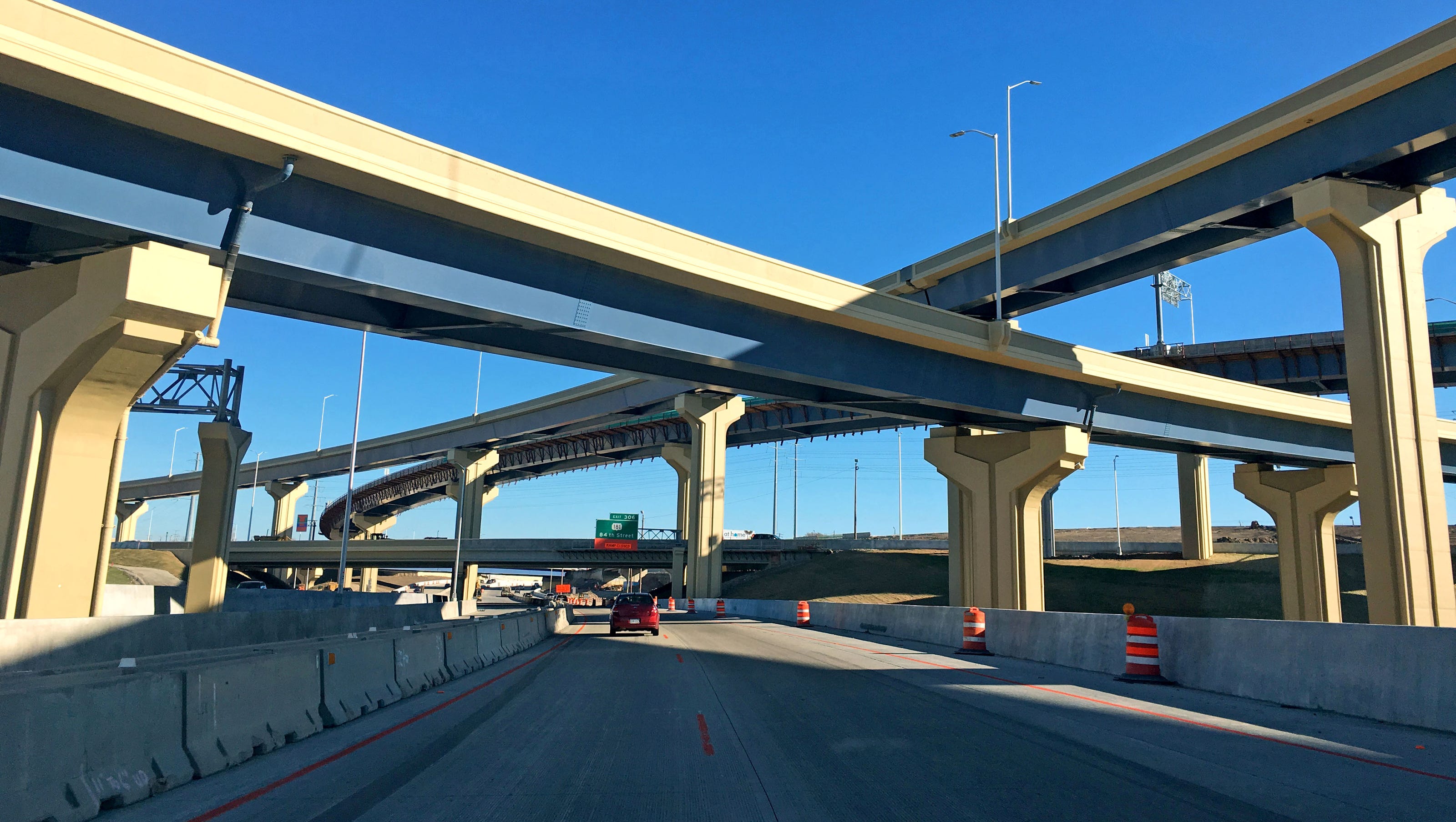 truck wisconsin overpass