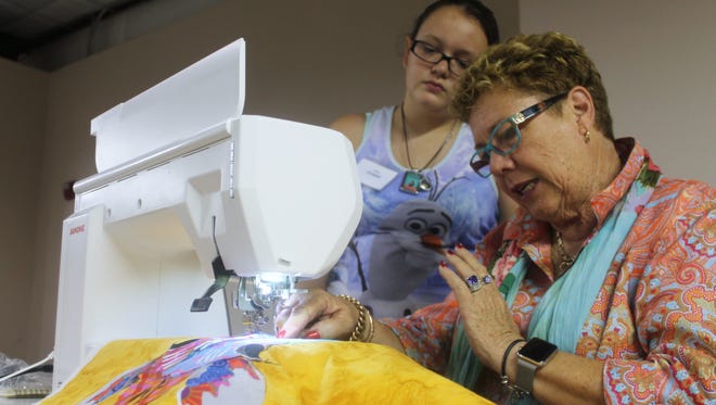 In this 2015 Daily News file photo, Pam Holland, world renowned artist, will be teaching classes during the seventh annual Southern New Mexico Festival of Quilts.