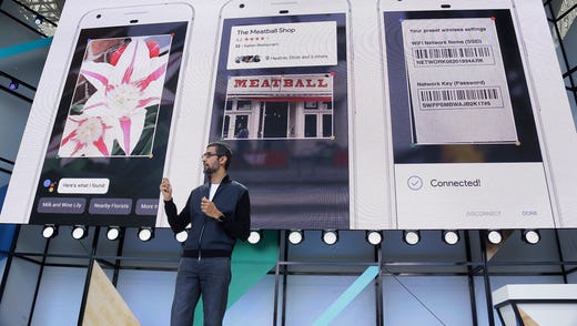 Google CEO Sundar Pichai talks about Google Lens and