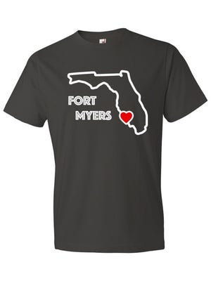 Here is a T-shirt being sold to help support the victims of the Club Blu shooting.