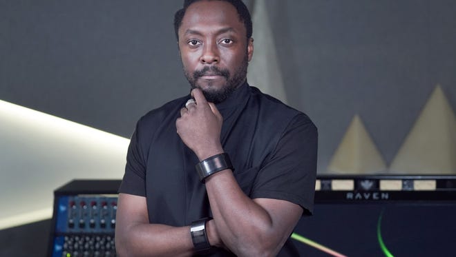 Musician turned tech mogul will.i.am and his new i.amPULS wearable tech device. Photographed at his "Future" studio in Hollywood.
