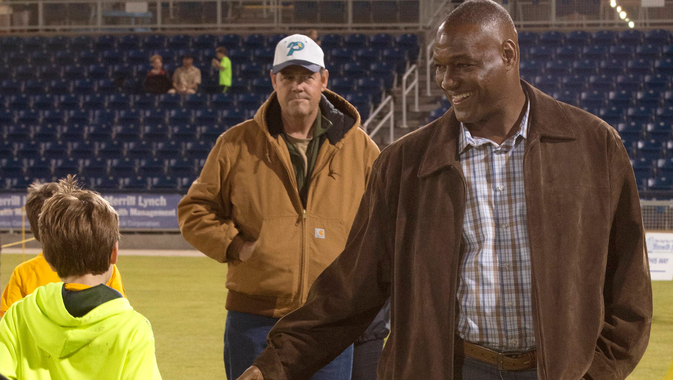 Brooks Enjoys Friday Night Lights With Kids