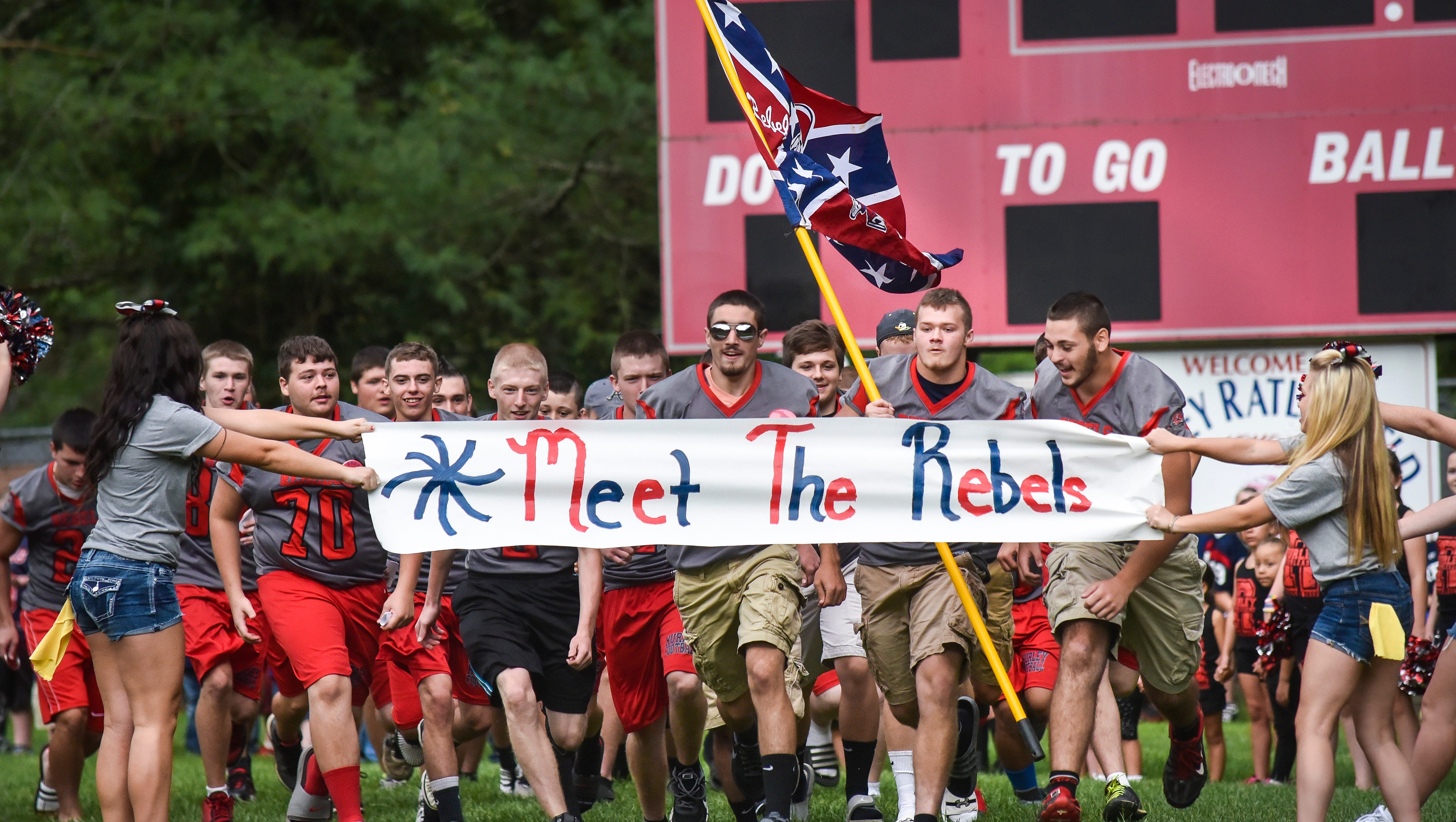 At Hurley High Confederate Battle Flag Is Everywhere And Means