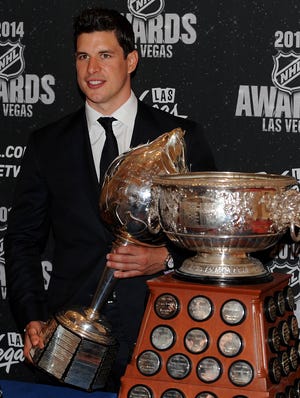 Pittsburgh Penguins captain Sidney Crosby received the most votes to win the scoring title and MVP trophy.