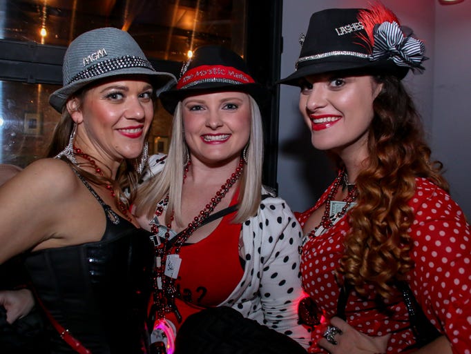 The ladies of the Mystic Mafia celebrate the Mardi