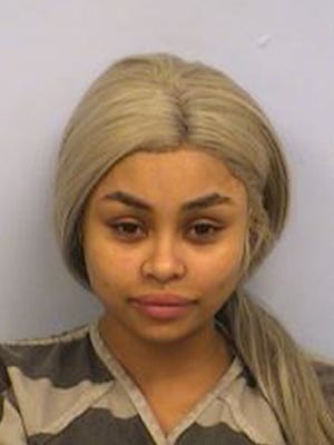 Angela Renee White is shown in an undated photo provided by the Austin Police Department. Austin police say 27-year-old Angela Renee White, a model known as Blac Chyna, was arrested Friday night, Jan. 29, 2016, at Austin-Bergstrom International Airport in Austin, Texas, after allegedly being intoxicated and causing a disturbance on a plane. Travis County jail records show White was freed early Saturday on a personal recognizance bond.
