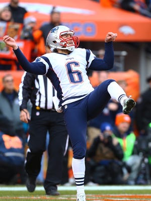 New England punter Ryan Allen (6), a former Louisiana Tech star, will play in his second Super Bowl on Sunday.