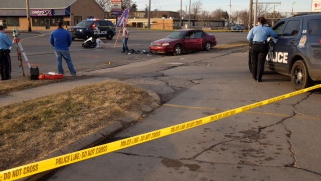 A motorcyclist who died after a Feb. 19 crash at North Larch Street and Lake Lansing Road has been identified as Roderick Ronell Bradley, 28, of Lansing.