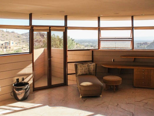 The last home designed by Frank Lloyd Wright, the “Norman