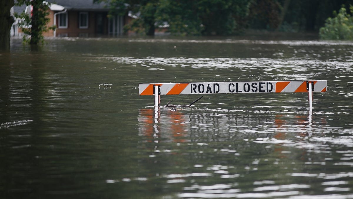 Photos Flooding in Iowa hits Manchester, Waverly, Shell Rock, Greene