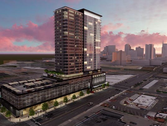 27 Story Tower Planned On Broadway In Downtown Nashville