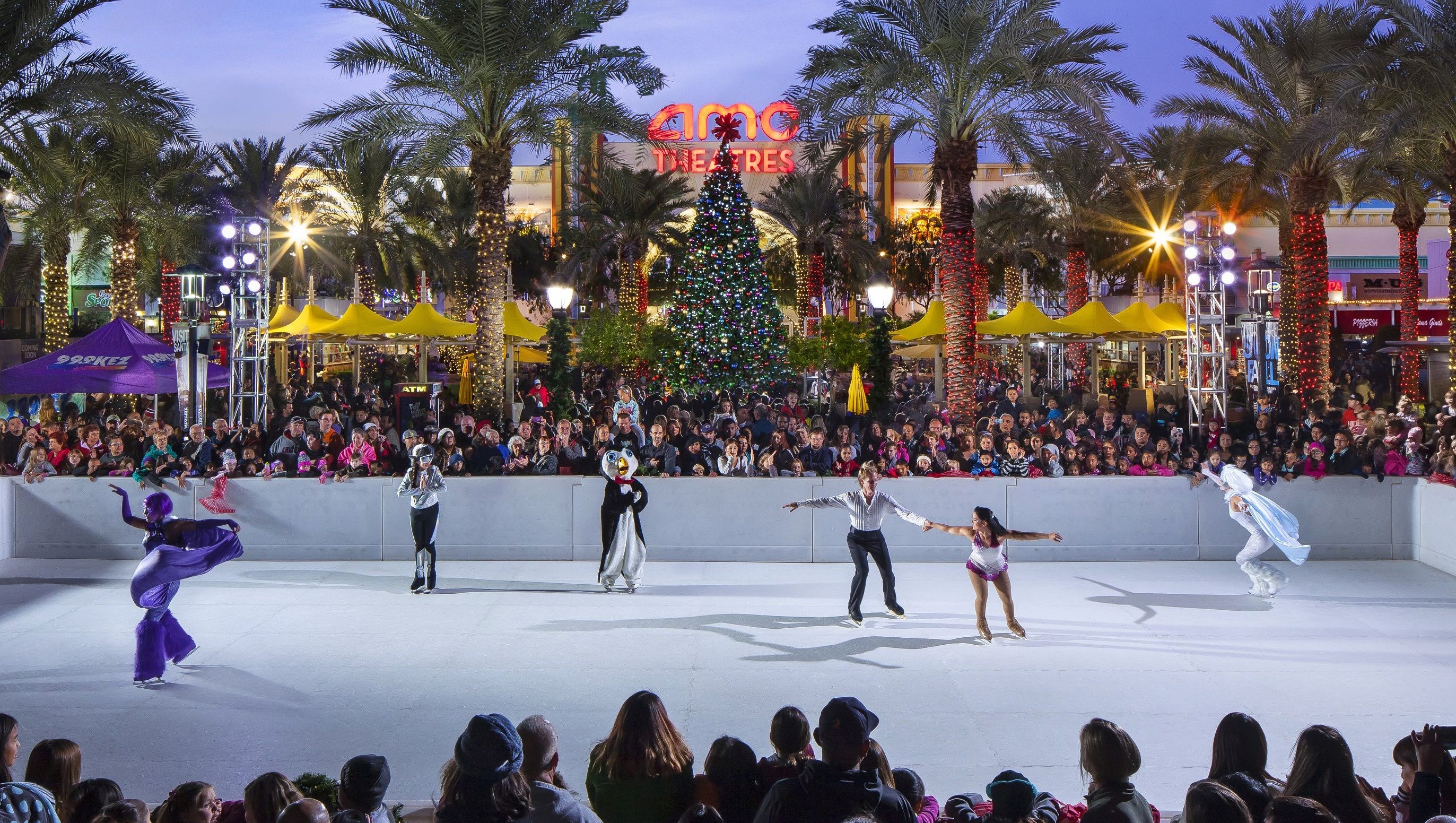 Outdoor ice skating rinks around Phoenix