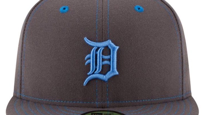 Check Out The Detroit Tigers Baby Blue Father S Day Jersey Cap