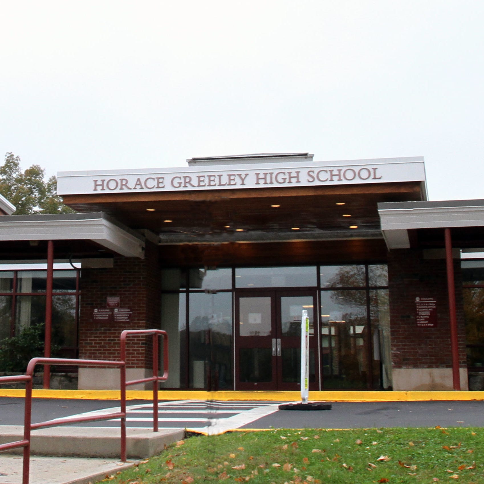 Horace Greeley High School in Chappaqua.