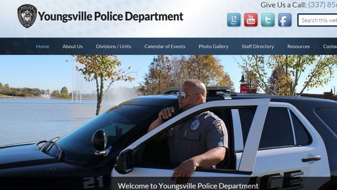 The Youngsville Police Department's new website