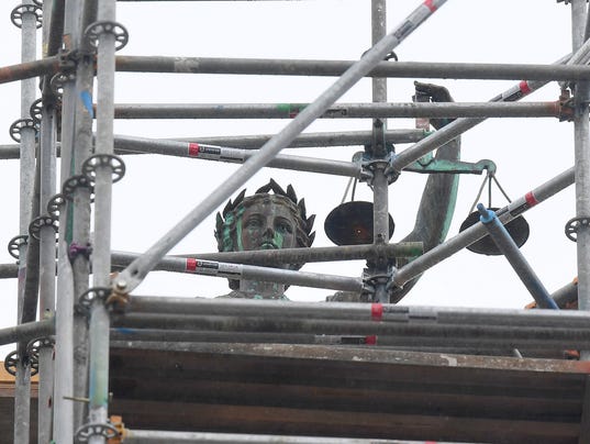 Lady Justice gets new scales