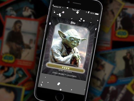 topps yoda card