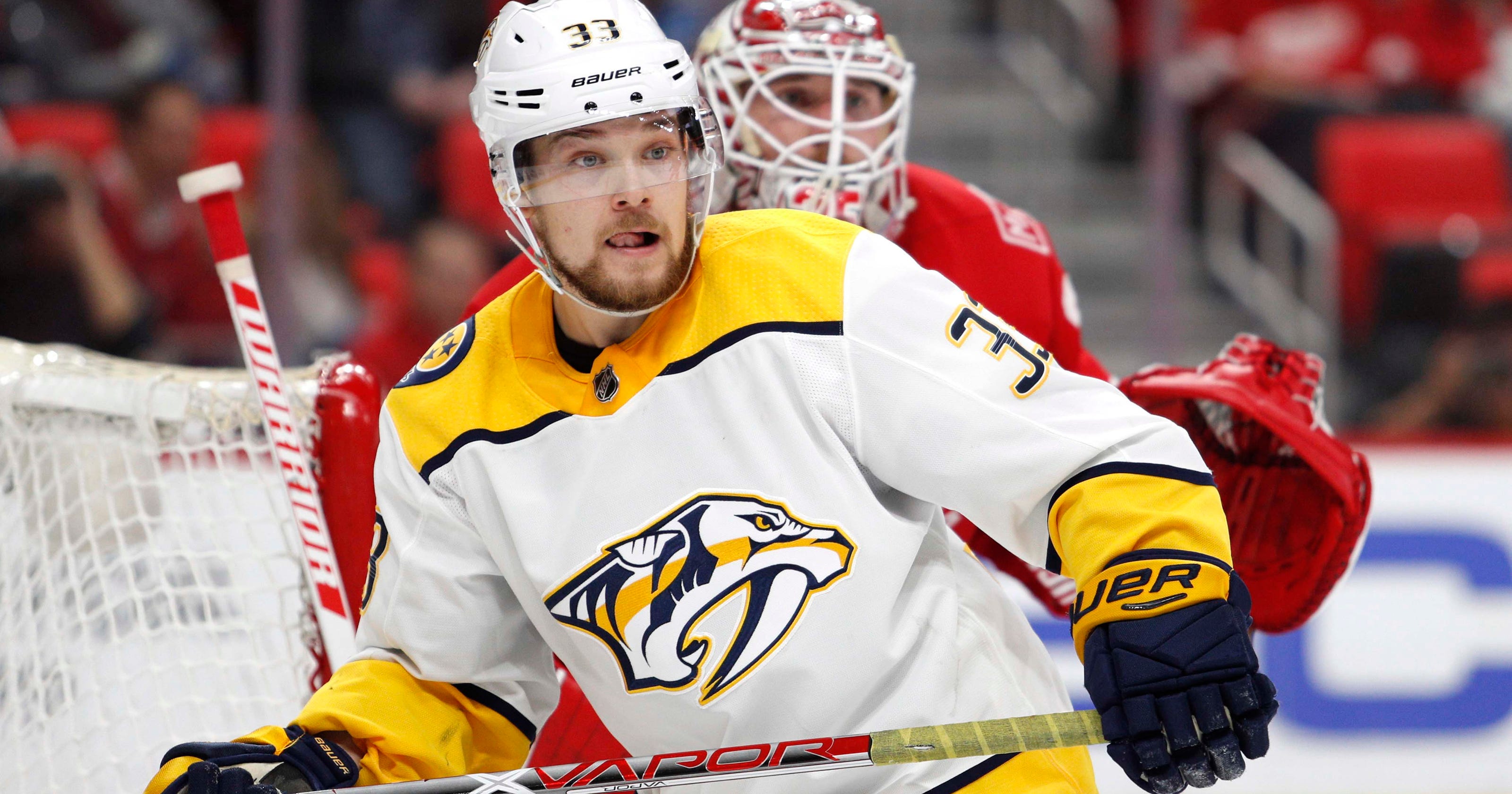 Viktor Arvidsson's reliability, energy invigorates Predators