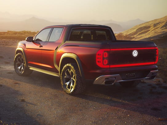 Volkswagen’s Atlas Tanoak truck concept