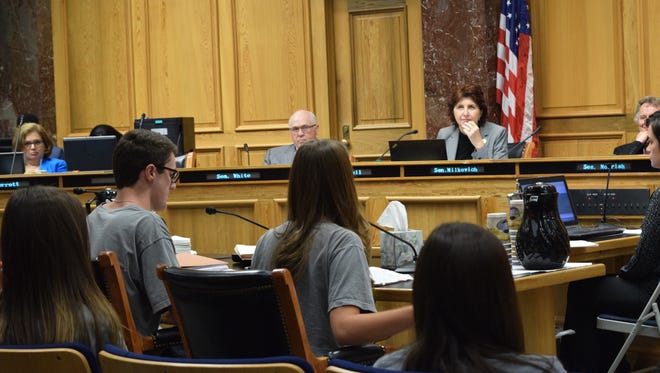 Students testified in support of a bill Thursday that would allow school employees to participate in student-initiated prayer during the school day.