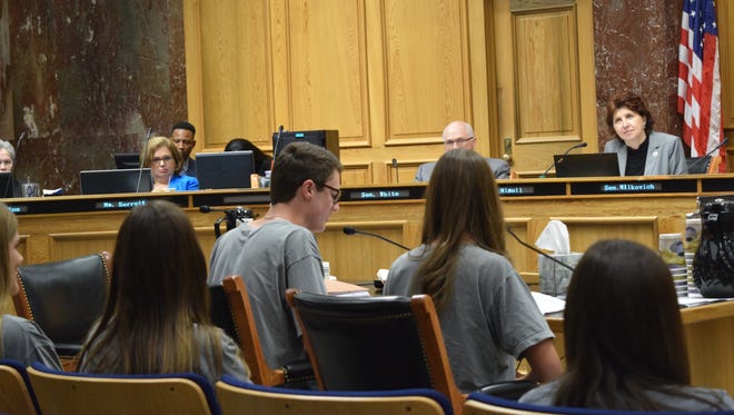 Students testified last month to support a bill in that would allow school employees to participate in student-initiated prayer during the school day.