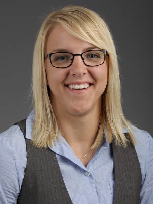 Former SDSU women's basketball star Megan Vogel is an assistant coach at Green Bay.