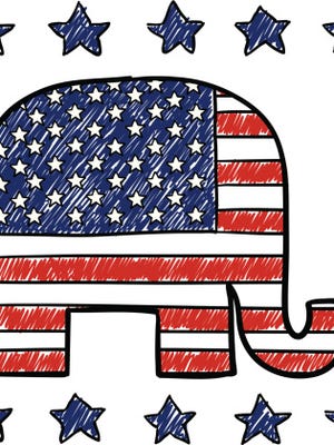 Republican Party elephant sketch