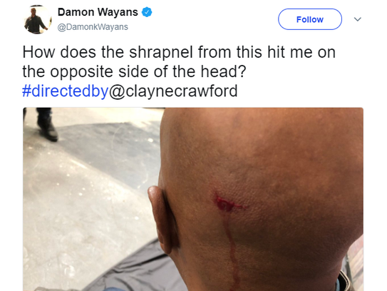 Screenshot of a tweet from Damon Wayans on Monday,