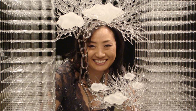 South-Korean born artist Eunsuh Choi's glass sculpture exhibit reopens at Nazareth College Arts Center Dec. 1 - 6.
