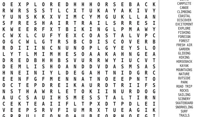 word find puzzle