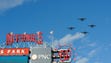 NLDS Game 2: Cubs at Nationals - The flyover at Nationals
