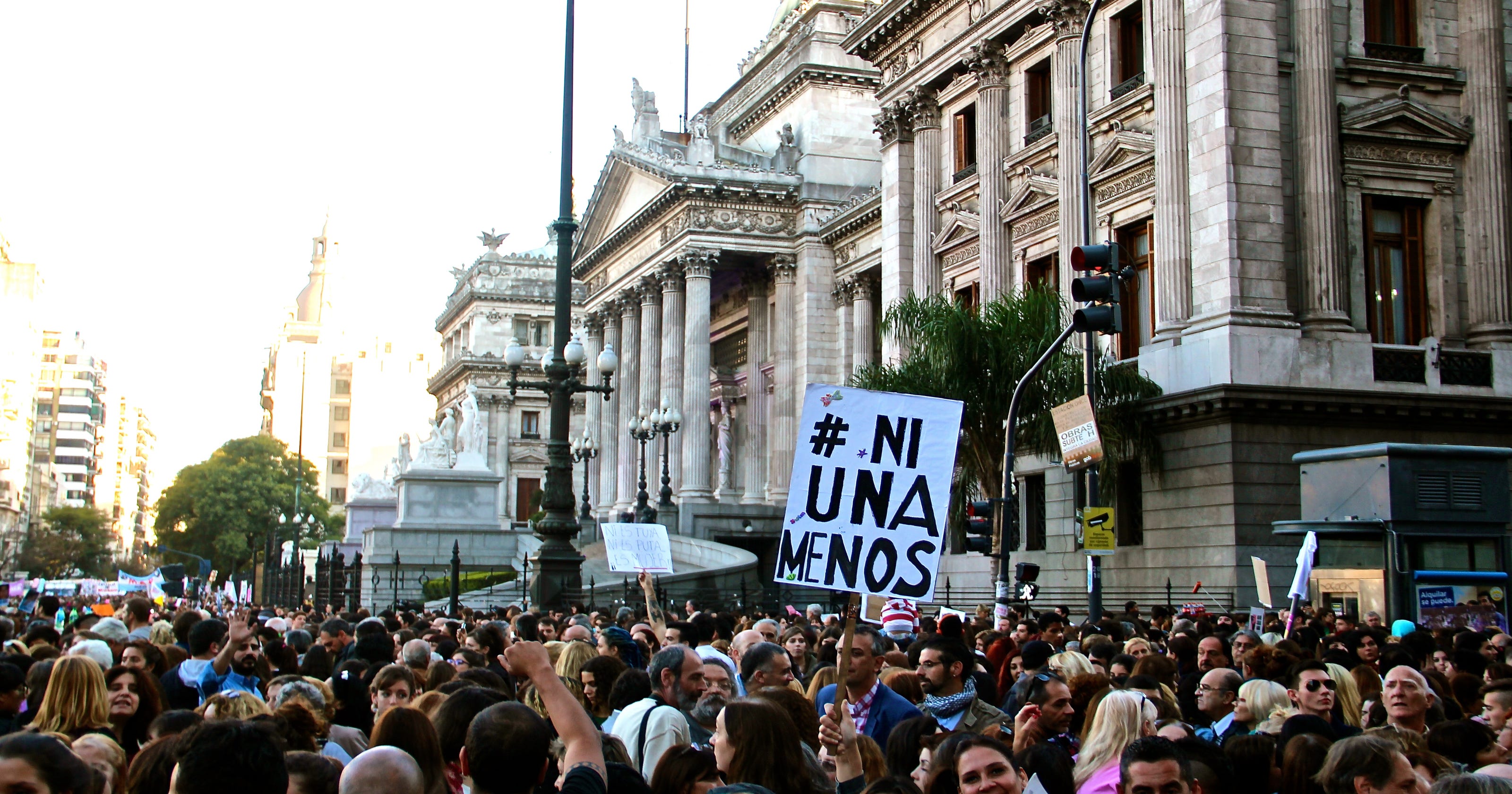 Thousands take to streets in Argentina to protest violence against women