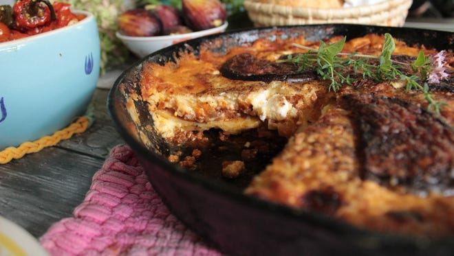 This layered lasagna-esque moussaka is the perfect way to use up your bounty of summer veggies.