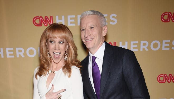 Kathy Griffin, who has hosted CNN's live New Year's Eve show with Anderson Cooper since 2007, was fired from the show after posing with a fake severed Donald Trump head.